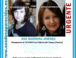 Prosigue la búsqueda de Ana Barrera, que desapareció en Paterna del campo hace una semana