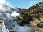 Estabilizado el incendio de Ciudad Real que afecta a la localidad de Santa Elena
