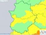 Los termómetros dan un respiro este domingo aunque se mantienen avisos amarillos en algunos puntos de Extremadura