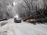 Las fuertes nevadas dejan más de cien mil hogares sin electricidad en Polonia