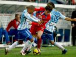1-0. Un gol del Baha saca al Málaga de los puestos de descenso