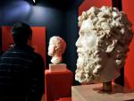 Una exposición escultura muestra en Segovia rostros y retratos de la época romana