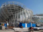 El "pabellón cesto" de España en la Expo de Shanghai se presenta en Madrid