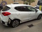 Investigado un menor tras provocar un accidente con un coche que cogió sin permiso del dueño