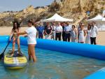 La Junta promociona la playa de Mazagón para difundir la calidad del litoral tras el incendio de Doñana
