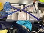 Intervenidos en el aeropuerto de Barajas 22 kilos que cocaína ocultos en una maleta