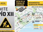 Las obras de la MetroGuagua de Las Palmas de Gran Canaria comienzan este lunes en la calle Pío XII