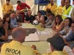 El PSOE elogia la labor de coordinación entre administraciones para hacer frente al incendio de Moguer