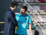 Bartomeu: "Messi explicó muy bien que se quiere retirar en el Barça"
