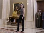 La Reina Letizia vuelve a mostrar su apoyo a la mujer