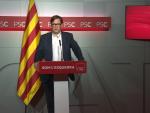 El PSC exige a Puigdemont disculparse por "comparar" el soberanismo con la lucha contra ETA