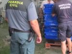 Intervienen en un almacén de Isla Cristina más de 1.700 kilos de pescado sin etiquetar