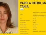 Tania Varela, condenada por narcotráfico, la única española buscada por la Europol