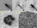 Pequeñas depresiones en Marte se ramifican como si fueran arañas