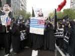 Gritos de "Muerte a EEUU" y "Muerte a Israel" en la fiesta de Ashura en Irán