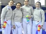 El equipo femenino de sable firma un sexto puesto en el Europeo de Tiflis