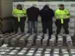 La Policía colombiana incautó más de 500 kilos de cocaína. / AFP