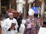 El obispo dice de Miguel Castillejo en su funeral que "ha hecho el bien a mucha gente"