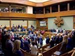 Políticos del pasado y presente de la Cámara vasca celebran su 30 aniversario