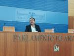 PSOE-A propone crear un grupo de trabajo en el Parlamento sobre la financiación autonómica