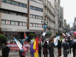 Varios miles de personas participan en las manifestaciones de la CIG, que anima a ir a huelga general
