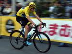 Team Sky rider Christopher Froome of Britain cycle