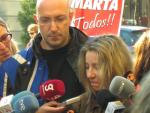 La familia de Marta, "angustiada de por vida", espera que los acusados adquieran "conciencia"