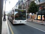 El transporte urbano modifica sus itinerarios por el cierre de la calle Uría