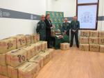 La Guardia Civil se incauta de 1.600 kilos de hachís de una red y detiene a tres personas
