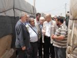 Romeva reafirma el compromiso con los refugiados al visitar un campo de refugiados en Líbano