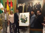 El Ayuntamiento acoge la presentación del cartel de la Fiesta del Corpus, obra de Joaquín Peña-Toro