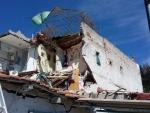 Desalojadas ocho personas tras un derrumbe parcial en una casa de Fuencarral