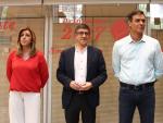 Sánchez carga contra la Gestora por la "involución en el discurso democrático" y Díaz recuerda a Tomás Gómez