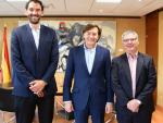 Lete se reúne con la FEB y la ACB para analizar los desafíos del baloncesto español