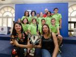 La Diputación recibe al equipo alevín del C.D. Viator, reciente campeón de Andalucía de Fútbol Sala