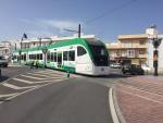 Las pruebas dinámicas del tranvía de la Bahía de Cádiz acumulan ya 1.000 kilómetros recorridos