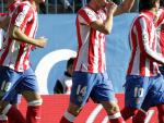 Gabi, Falcao y Salvio desatascan al Atlético