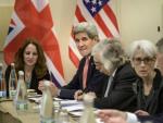 John Kerry el pasado lunes en las reuniones nucleares con Irán