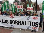 CSIF y USO se concentran contra el "bisindicalismo" tras la "injusta" Ley de Diálogo Social