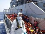 La Guardia costera italiana ha rescatado desde el viernes a 8.500 inmigrantes