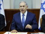 Israeli Prime Minister Benjamin Netanyahu chairs t