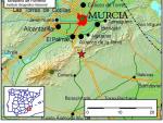 La Alberca (Murcia) registra un terremoto de magnitud 2,1 grados