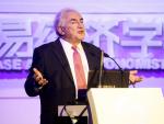 Strauss-Kahn dice en Pekín que el euro está "a punto de hundirse"