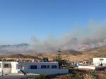Controlado el incendio en el Pozo de los Frailes de Níjar, dentro del Parque Natural de Cabo de Gata