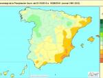 España ya registra déficit de lluvias, aunque sólo de un 1%
