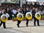Ceremonia en Nagasaki en recuerdo del 70 aniversario de la bomba atómica