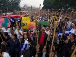 Manifestaciones en Honduras pidiendo la dimisión del presidente, Juan Orlando Hernández