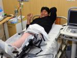 Evo Morales suspende un acto en El Alto por una nueva complicación en la rodilla