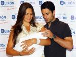 Lorena Bernal y Mikel Arteta presentan su tercer hijo