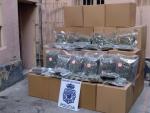 Desarticulan un grupo que transportaba marihuana escondida en camiones de hortalizas desde La Nucia